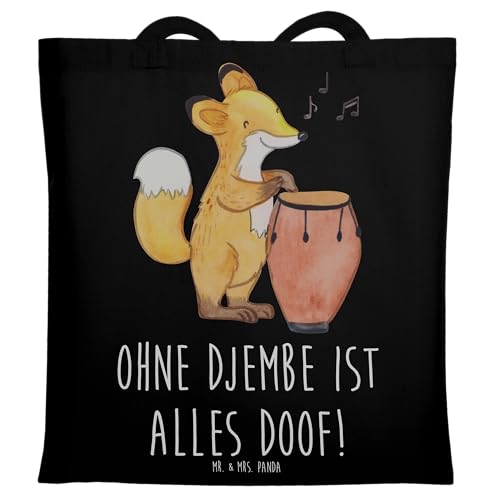 Mr. & Mrs. Panda Shopping Tasche Djembe Freude - Geschenk...