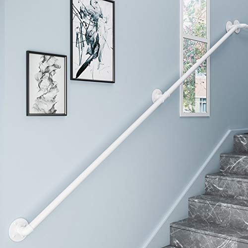 Pasamanos de hierro forjado para escalones al aire libre, barandilla de seguridad para ancianos y niños, pasamanos de escalera para interiores y exteriores, kit completo