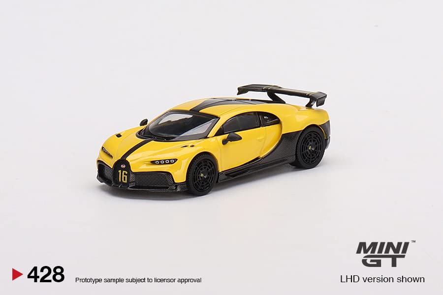 Amazon | MINI GT 1/64 ブガッティ シロン ピュアスポーツ イエロー 