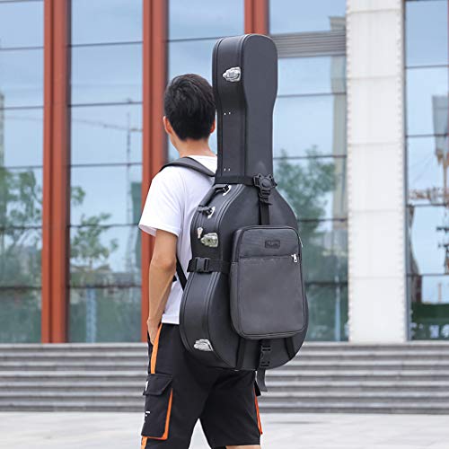 Shiwaki Etui Guitare Etui Double Bandoulière Harnais Noir - Les Beatles, Paul McCartney, John Lennon, RIngo Starr, George Harrison Shiwaki Etui Guitare Etui Double Bandoulière Harnais Noir – Image 5