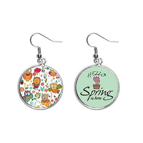 Pendientes de primavera con flores y plantas para lucir un estilo boho natural en tus paseos