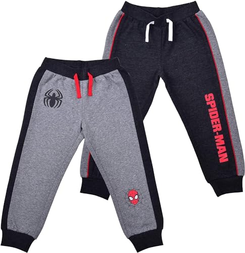 Marvel Spider-Man Boys 2 Pack Pants for Toddlers and Big Kids