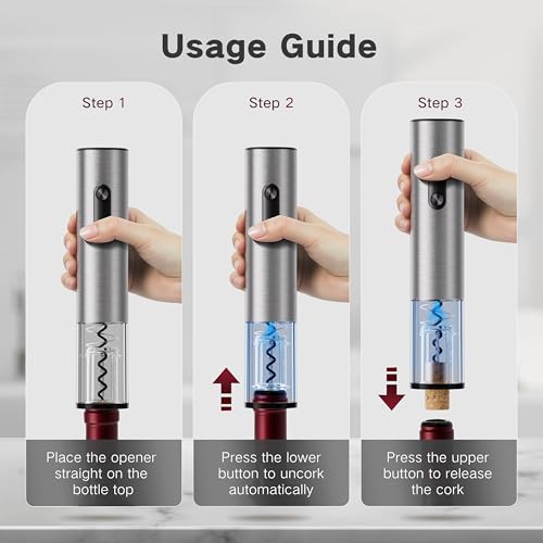 Electric Wine Opener Rechargeable BABONIR 6 in 1 Gift Set - image 6
