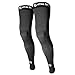 Vital Salveo-Recovery Sports Full Leg Sleeve Thigh Long Knee Support Basketball(1 Pair)-Dark Grey-Small