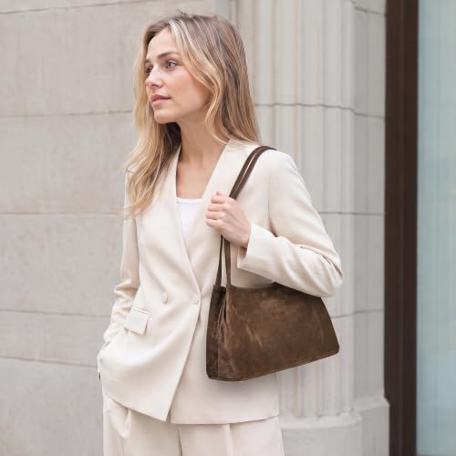 Image of Kattee Genuine Leather Purse and Handbag for Women, Soft Hobo Bag
