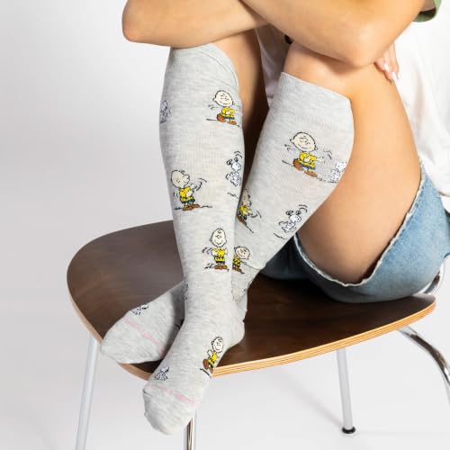 Image of Dr. Motion Compression Knee High Socks for Women - 4 Pairs Pack