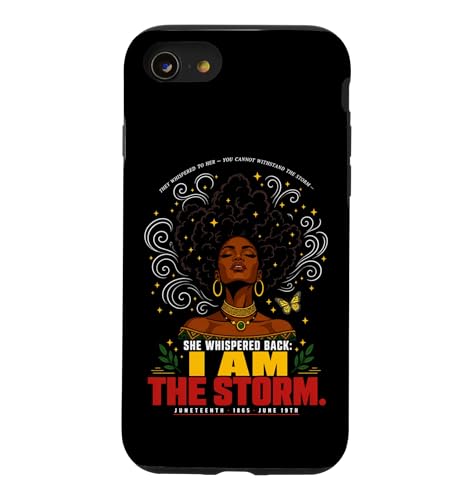 Juneteenth The Storm 1865 ���l�������l���j���� �X�}�z�P�[�X iPhone SE (2020) / 7 / 8 �p