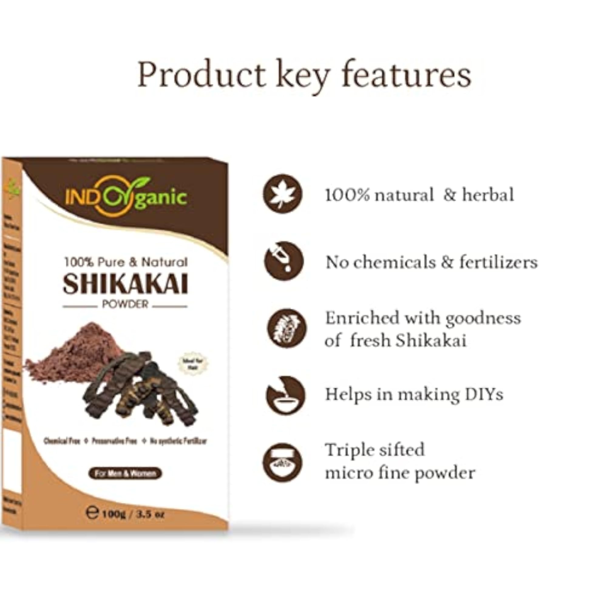 Shikakai Powder for Hair Pack, Excellent Conditioner