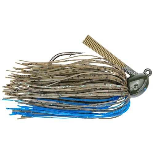 Strike King Hack Attack Jig Fishing Lure, Flipping Jig, Okeechobee Craw, 1/2-Ounce