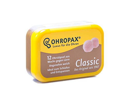 Ohropax Wax Ear Plugs, 12 Plug