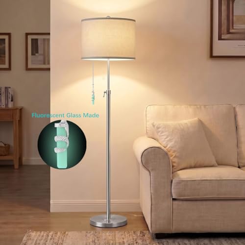 Image of Hummingbird and Cobra Pattern Ceiling Fan Pull Chain,Pull Chain Extension Glow in The Dark,12in Fan Pull Chain Pendant,Ceiling Fan Chain Extender with Beaded Fluorescent Light Chains Ornaments, 2PCS