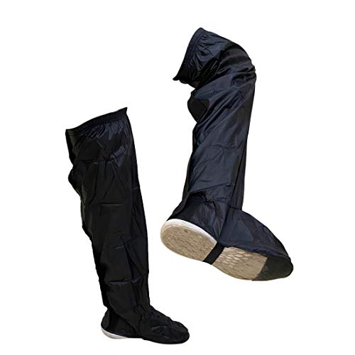 Image of Waterproof Rain Cover Shoes | Anti Slip | Portable Rain Boots Rainproof Shoes for Men and Women | Protection to Shoes | Packable- Freesize (Black)