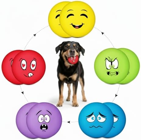 Hungdao 10 Pcs 2.8Inch Dog Squeaky Toys for Medium Breeds Funny L...