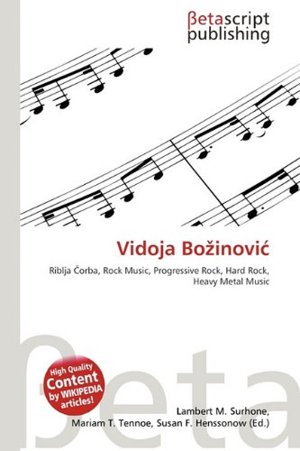 Vidoja Bo¿inovi¿: Riblja ¿orba, Rock Music, Progressive Rock, Hard Rock, Heavy Metal Music