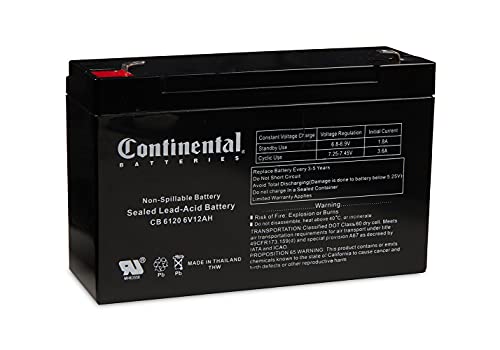 Battery Replacement for Streamlight Litebox, 6 Volt 12 Amps