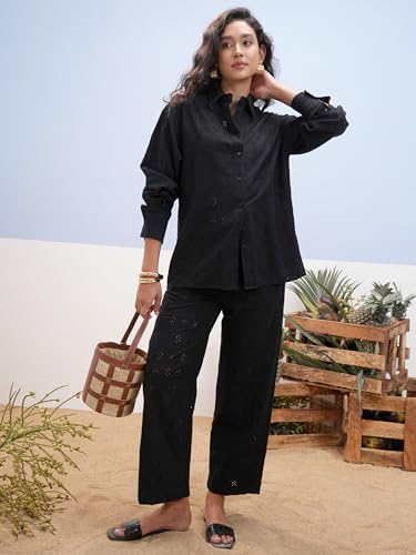 Image of Vishudh Women's Tailored Trouser | Sleek & Comfortable Pants for Work or Leisure
