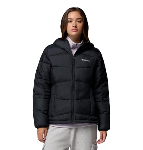 Columbia Damen Fivemile Butte Kapuzenjacke Hooded Puffer Jacket Black M