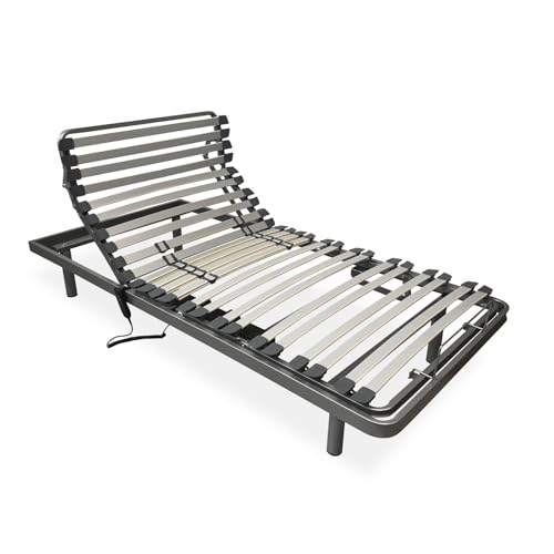 mattfy - Cama Articulada Eléctrica Flexipro, 5 Planos, Bastidor Reforzado, Fiable y Silenciosa, Motor Alemán, 90 x 190