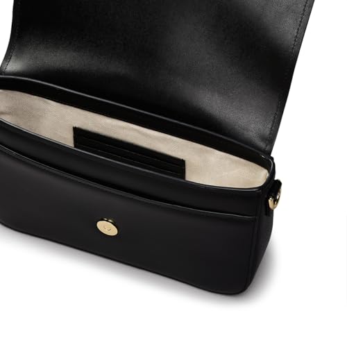 Image of RADLEY London River Road Women's Small Leather Flapover Crossbody Bag, Black