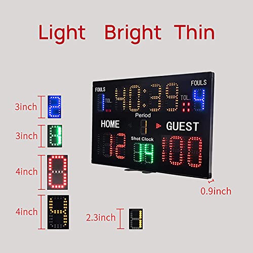 Marcador Electrónico Portátil LED para Baloncesto miniatura 2