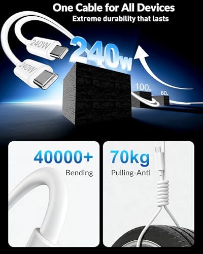 iPhone 17 16 15 Car Charger Fast Charging, 90W 4Port USB C Fast Car Charger — view 6