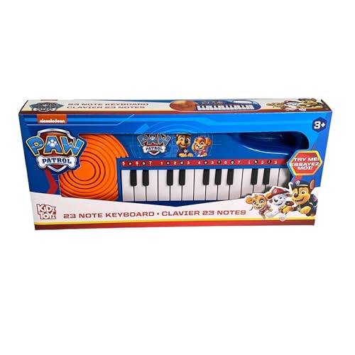 Paw Patrol 23 Note Electronic Keyboard - Learn to Play Piano Music Education for Kids and Preschoolers Ages 3+