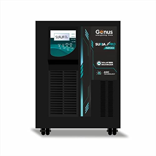 Image of Genus Solar Inverter For Home - Surja Pro 4200 48V - Double Battery Inverter With Solar Maximizer & Pure Sine Wave Output Is Our Best Solar Inverter For All Applications