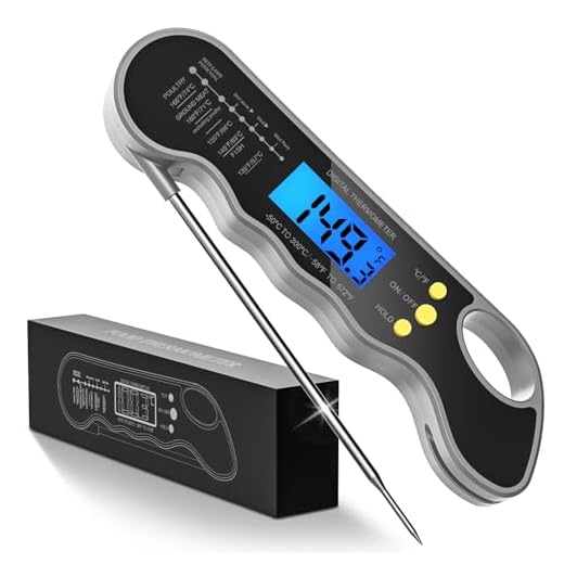 TRAUSI Instant Read Meat Thermometer