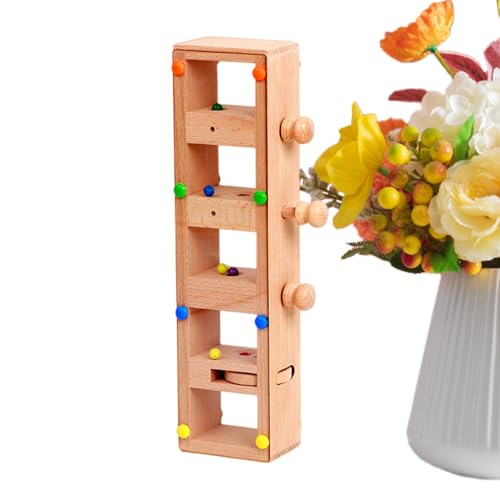 Jeu de tri de perles en bois naturel et durable pour dès 3 ans