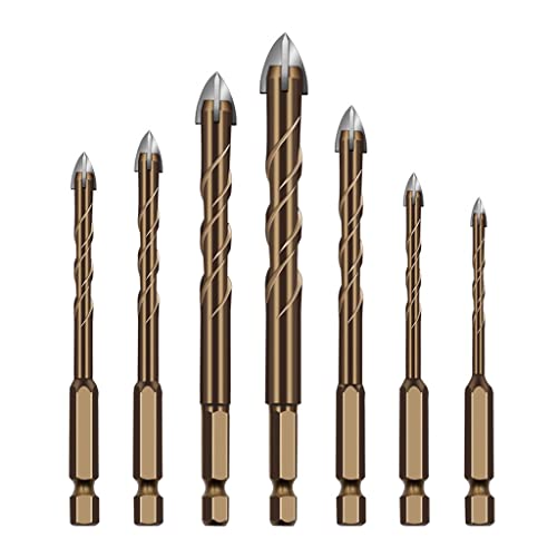 Set de brocas hexagonales 3-12 mm para múltiples materiales miniatura 1