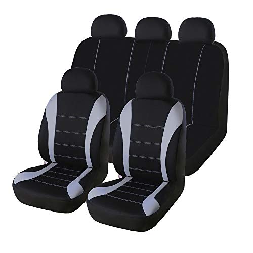 AUTO HIGH Juego de Fundas para Asientos de Coche Universal, Cubiertas de...