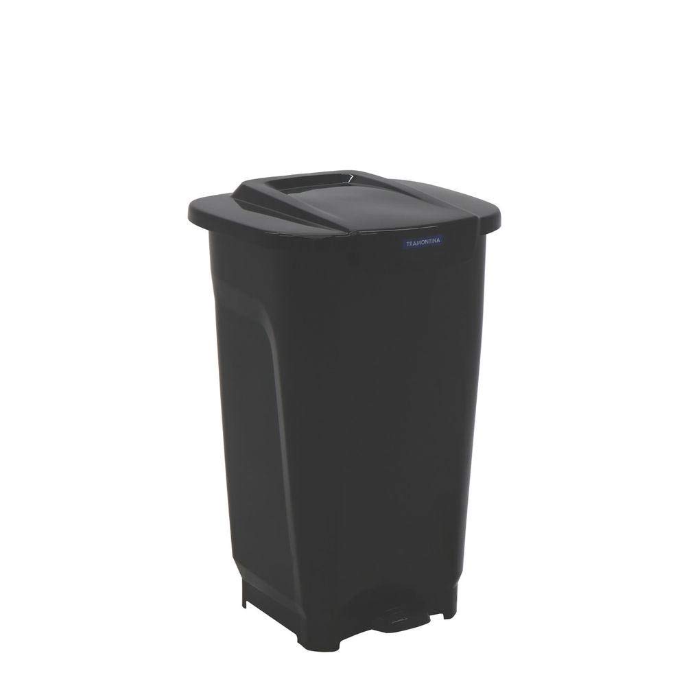 Tramontina Basic Lixeira T-Force, 50 Litros, Preto