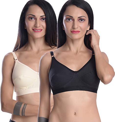 Image of FIMS - Fashion is my style Women's Cotton Non-Padded Wire Free Push-Up Bra