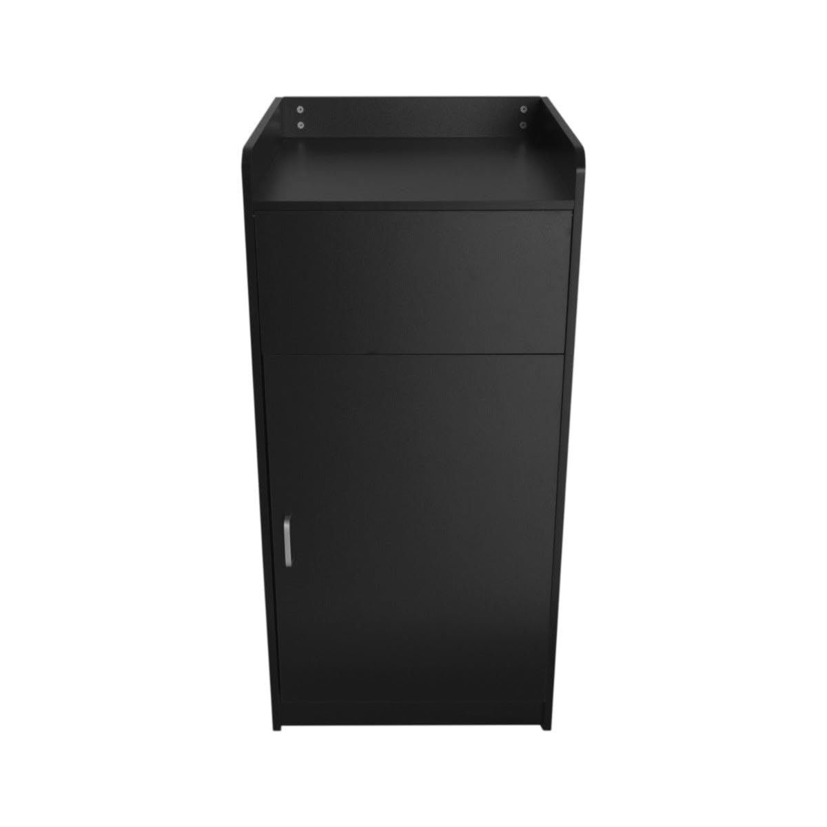 MonsterShop Black Wooden Litter Bin & Tray Stand from B&Q