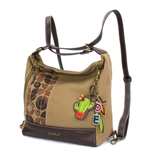 CHALA Retro Convertible Purse - Crossbody, Backpack, and Shoulder Purse - Olive