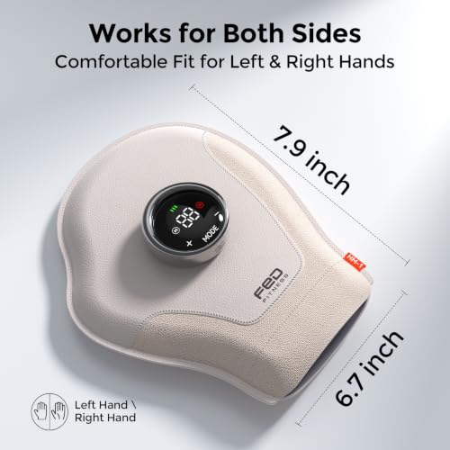 Red Light Hand Massager with Heat and Compression, Cordless DROPS TO - image 9