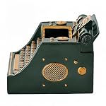 Retro Typewriter Pen Holder Desk Organizers for Writer's Green - Image 5
