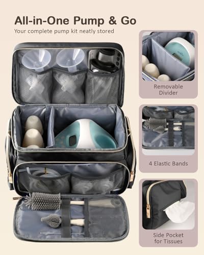 image for RoseDor&eacute;e RoseDorée Breast Pump Bag Kit for Spectra S1/S2, Pum