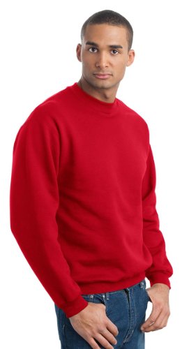 Image of Jerzees Men's Super Sweats Crew Neck Sweatshirt