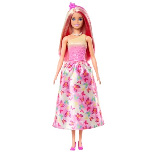 Barbie Royal Puppe mit rosa und blonden Fantasiehaaren, Zubehör – Ansicht 5