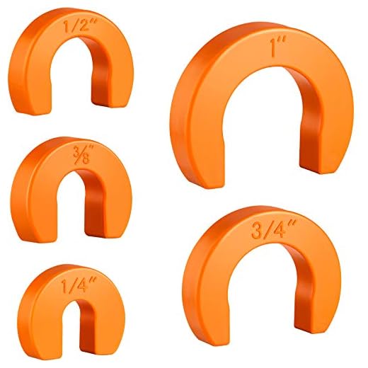 5 Pieces Disconnect Clips Fitting Slip Removal Tools Push-fit Disconnect Tools for Easily Removing Push-fit Fitting, 5 Sizes (Orange - 1set)