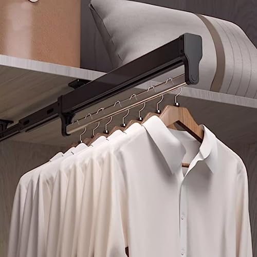 Cintre push-pull en acier laminé à froid blanc pour optimiser une armoire profonde - 7