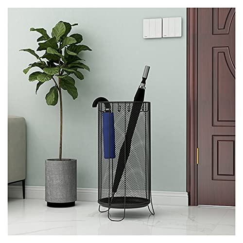WQPMNYG Space-Saving Outdoor Umbrella Stand with Hook & Drip Tray Ideal for Patio & Entryway Sturdy Umbrella Holder for Efficient Storage & nization