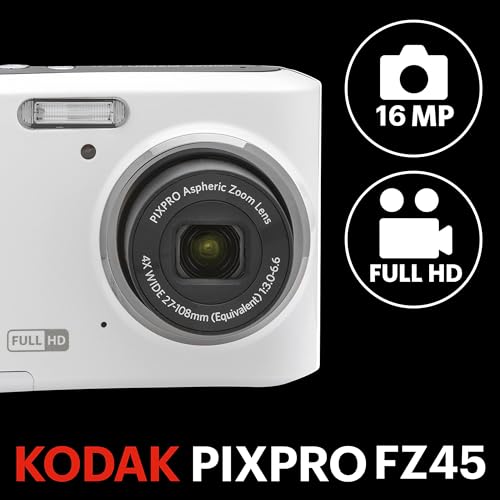 KODAK PIXPRO FZ45 Appareil Photo Numérique Compact 16 MP Zoom Optique 4X