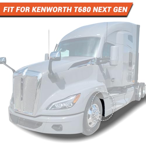 Image of Front Mudflaps Liner for Kenworth T680 Next Generation OE Replacement Front Fender Splash Shield Driver Left and Passenger Right Side
