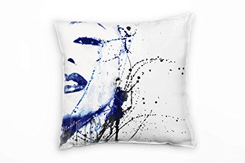 Paul Sinus Art Marilyn Monroe Coussin décoratif pour canapé ou canapé 40 x 40 cm, Microfibre, Beige, Bezug Ohne Füllung