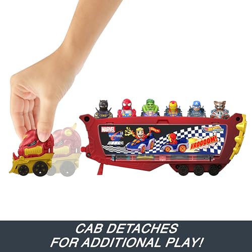 Hot Wheels RacerVerse Marvel Hulkbuster Hauler miniatura 3
