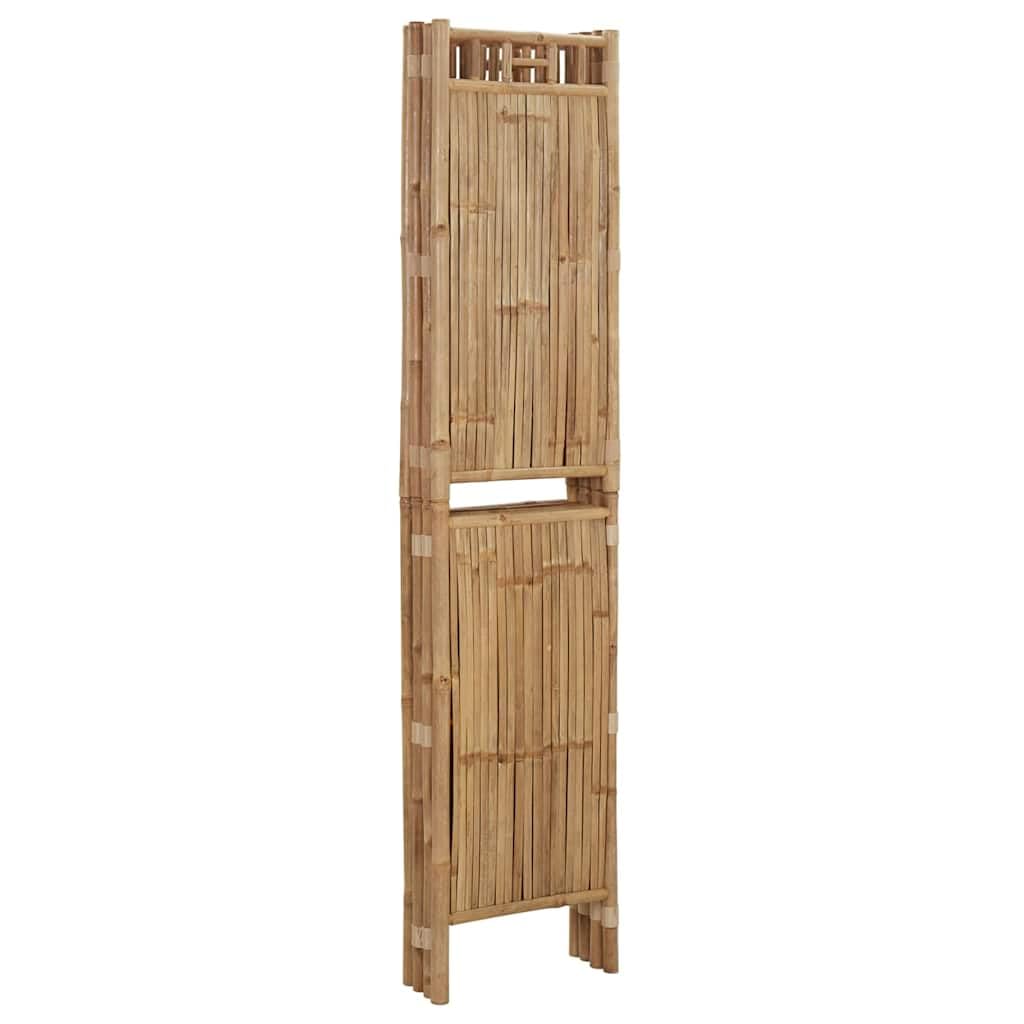 4-częściowy bambusowy parawan, 160 x 180 cm, składany, wolnostojący, ochrona przed wzrokiem, ścianka działowa do salonu, sypialni, biura, na balkon, do ogrodu, wewnątrz i na zewnątrz