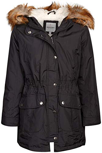 URBAN REPUBLIC Girls' Winter Coat - Heavyweight Anorak Jacket with Sherpa Lining (4-16)