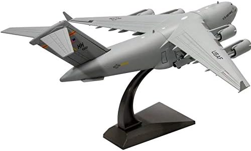Model 1/200 Scale USAF C-17 Globemaster Iii Tactical Military Transport Aircraft Diecast Metal Plane Model for Kids Toy
